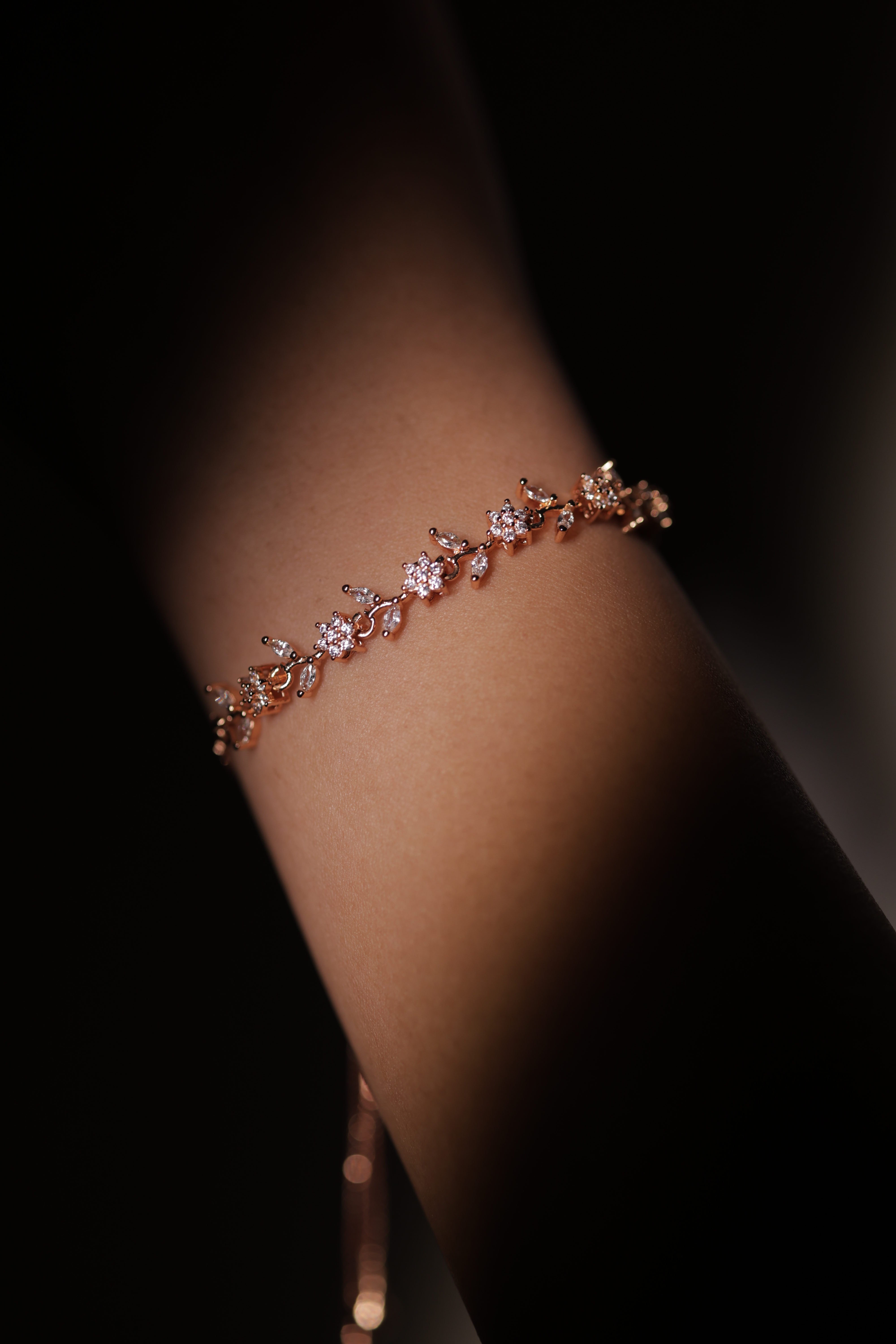 Champagne Petals Bracelet
