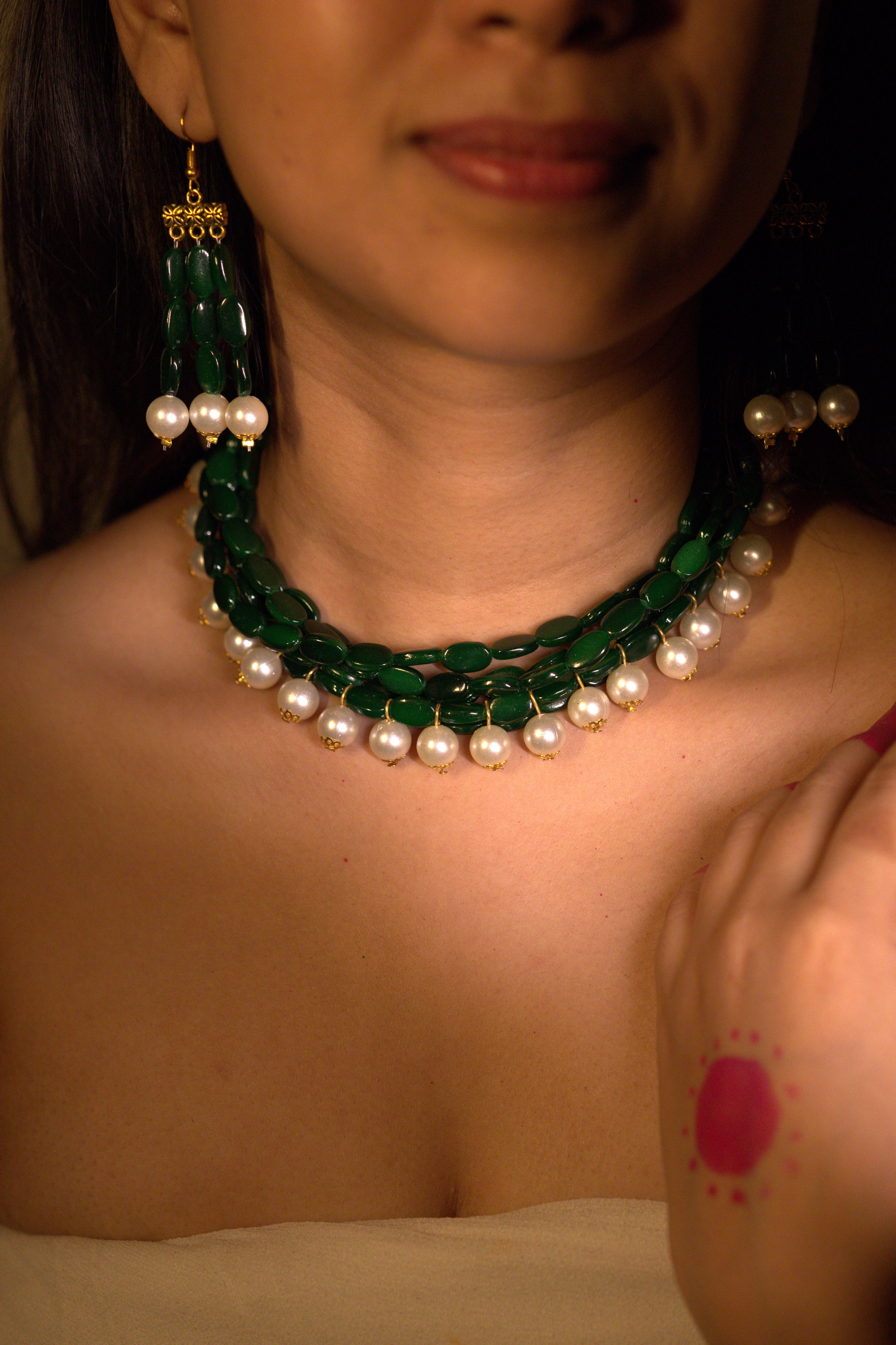 Green Tara Choker Set
