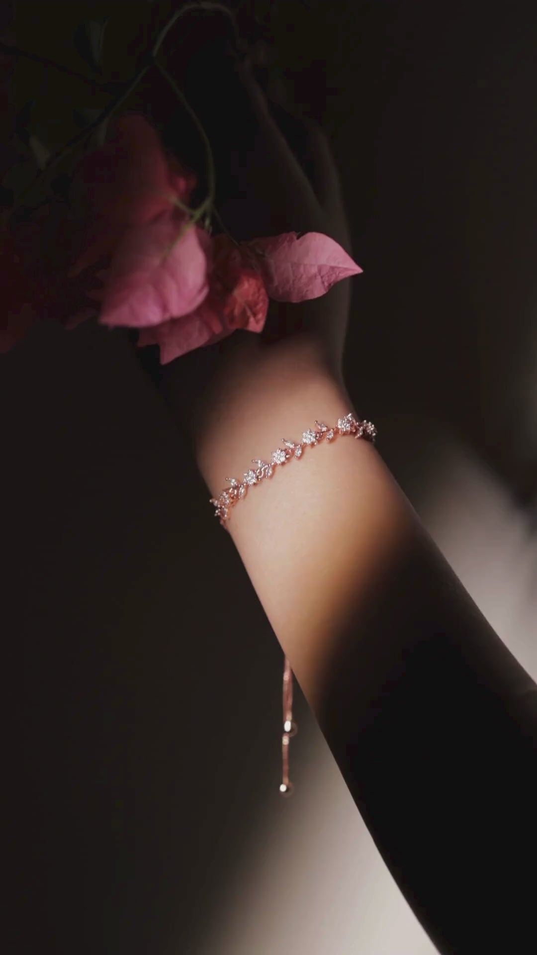 Champagne Petals Bracelet