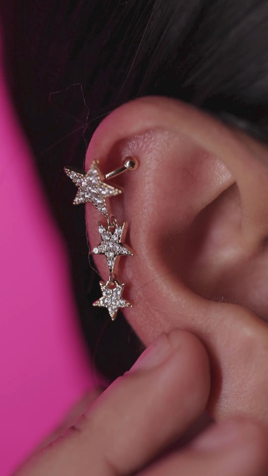 Stardust - single earcuff